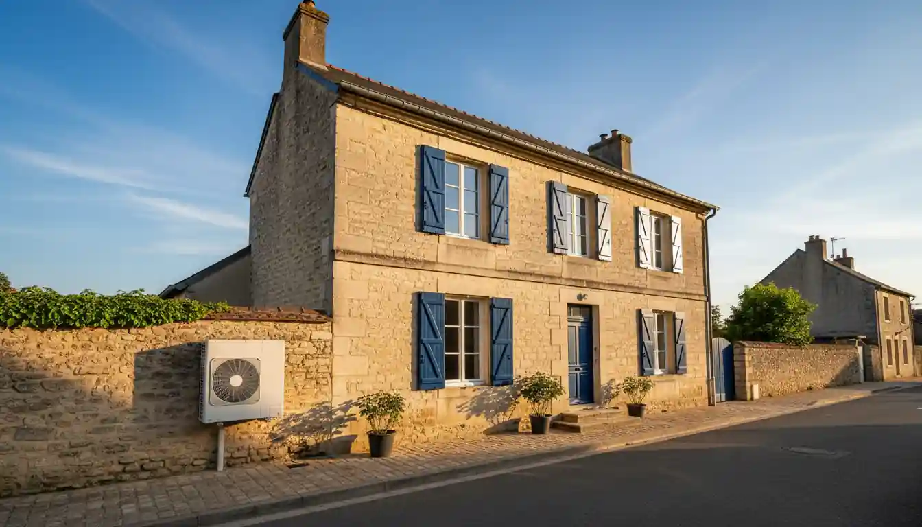 Installation pompe à chaleur à Mûrs-Erigné