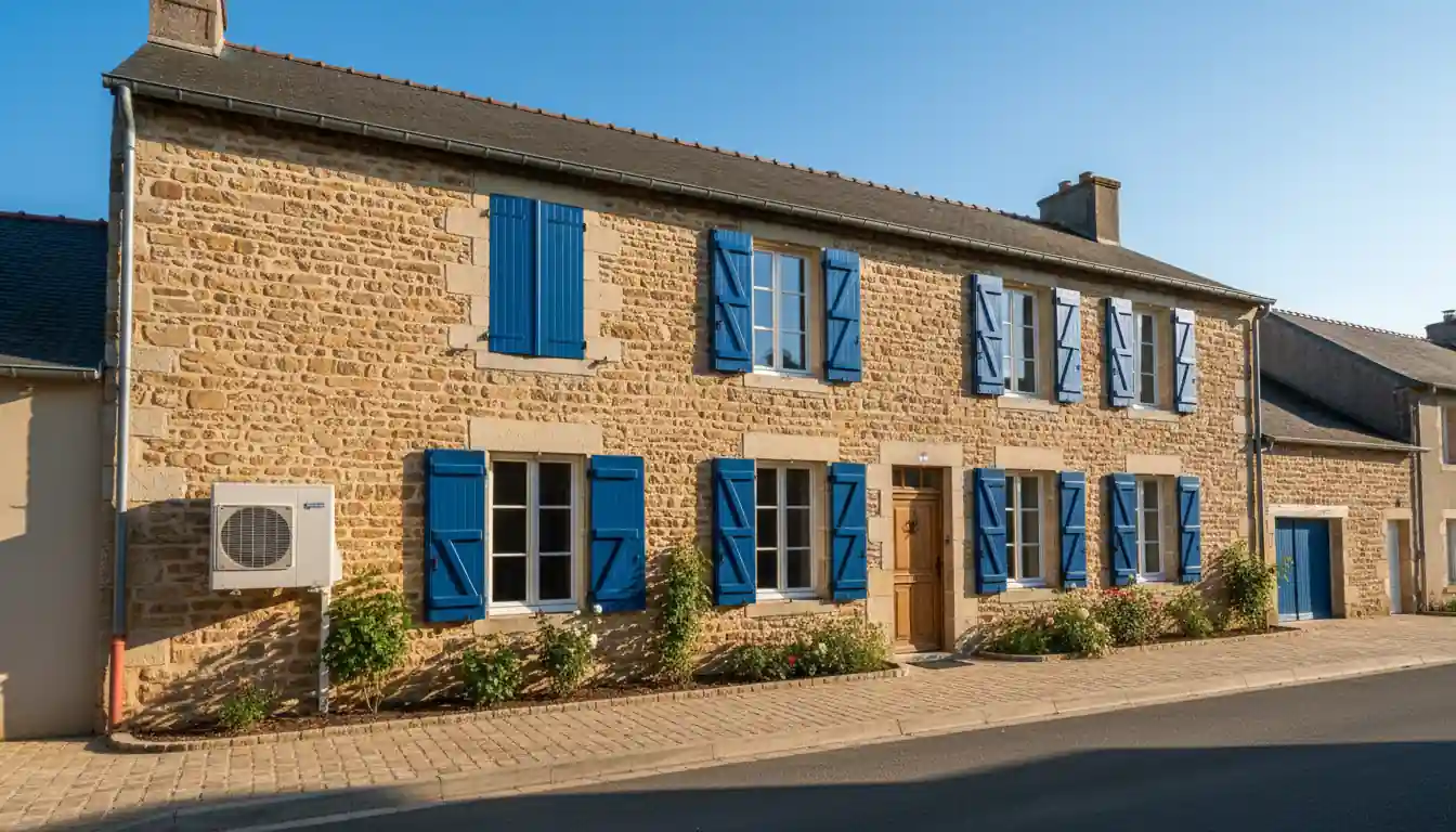 Installation pompe à chaleur à Ombrée d'Anjou